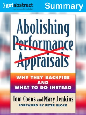 cover image of Abolishing Performance Appraisals (Summary)